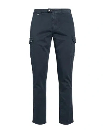 Tramarossa Man Pants Navy Size 36 Cotton, Polyester, Elastane In Blue