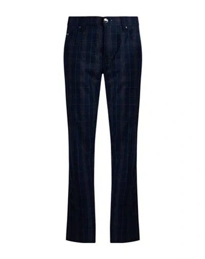 Tramarossa Man Pants Navy Size 38 Virgin Wool In Blue