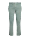 Tramarossa Man Pants Sage Green Size 31 Cotton, Polyester, Elastane In Green