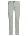 Tramarossa Man Jeans Grey Size 33 Cotton, Elastane In Sage Green
