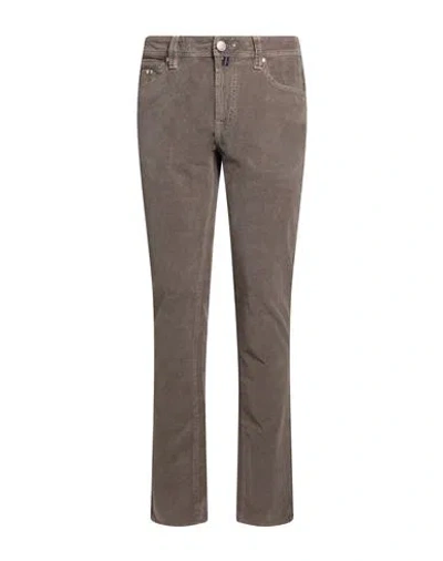 Tramarossa Man Pants Sage Green Size 36 Cotton, Elastane