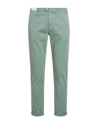 Tramarossa Man Pants Sage Green Size 38 Cotton, Polyester, Elastane