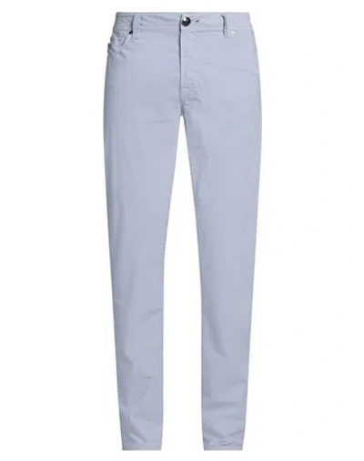 Tramarossa Man Pants Sky Blue Size 33 Polyamide, Elastane