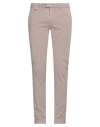 Tramarossa Man Jeans Beige Size 32 Cotton, Polyester, Elastane In Grey