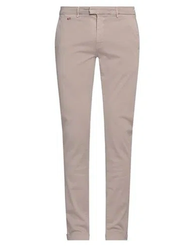 Tramarossa Man Pants Taupe Size 34 Cotton, Polyester, Elastane In Grey