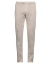 Tramarossa Man Jeans Beige Size 32 Cotton, Polyester, Elastane In Grey