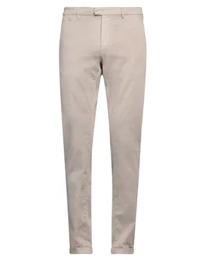 Tramarossa Man Pants Taupe Size 34 Cotton, Polyester, Elastane In Grey