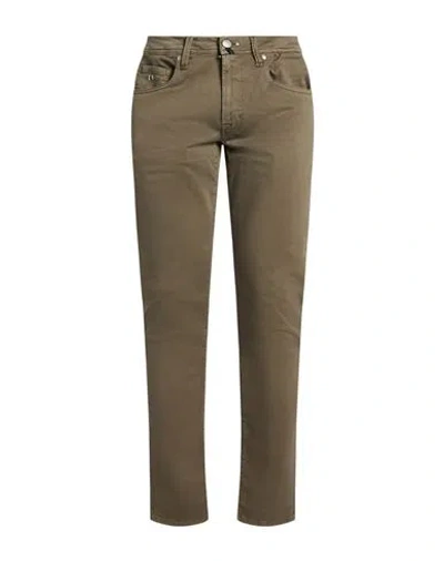 Tramarossa Man Pants Taupe Size 36 Cotton, Polyester, Elastane In Brown