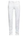 Tramarossa Man Pants White Size 33 Cotton, Polyester, Elastane In White