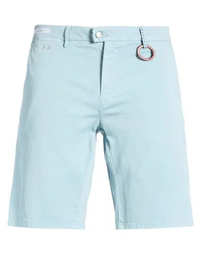 Tramarossa Man Shorts & Bermuda Shorts Light Blue Size 32 Cotton, Elastane