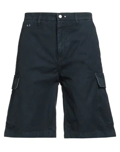 Tramarossa Man Shorts & Bermuda Shorts Navy Size 33 Cotton, Elastane