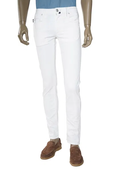 Tramarossa Michelangelo Solid Cotton Pants In White