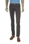 Tramarossa Michelangelo Zip Solid Cotton-modal Trousers In Black