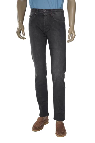 Tramarossa Michelangelo Zip Super Stretch Denim Jeans In Black