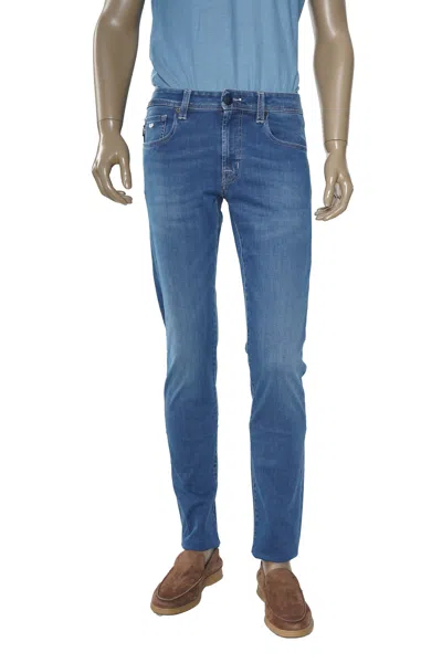 Tramarossa Michelangelo Zip Super Stretch Denim Jeans In Multi