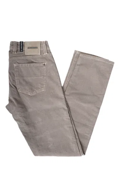 Tramarossa Solid Corduroy Cotton Pants In Multi