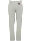 Tramarossa Grey Denim Jeans With Keychain Detail
