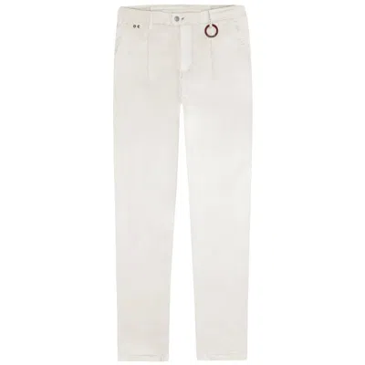 TRAMAROSSA WHITE COTTON JEANS & PANT