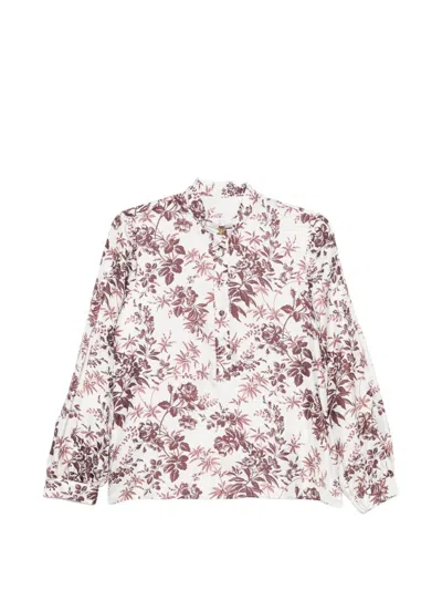 Trame Auree Printed Shirt In Red