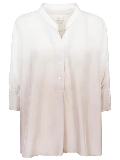 Trame Auree Silk Shirt In Beige