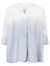 Trame Auree Silk Shirt In Blue