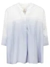 Trame Auree Silk Shirt In Blue