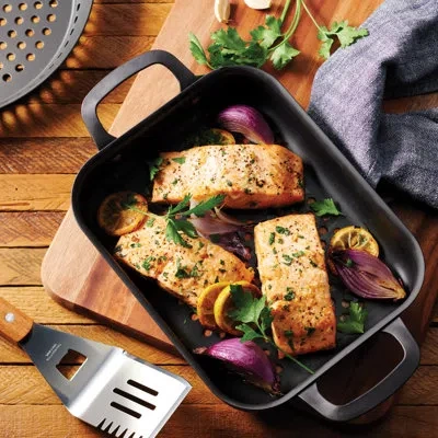 Tramontina 11 Inch Grill Pan In Black