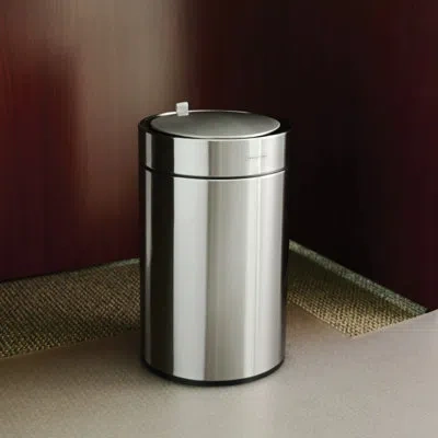 Tramontina 3 Gallon Stainless Steel Round Sensor Bin With Ss Capped Lid