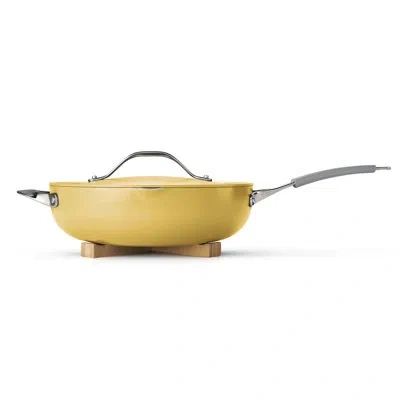 Tramontina 5 Qt Ceramic Non Stick All In One Plus Pan 5 Pc Set In Yellow