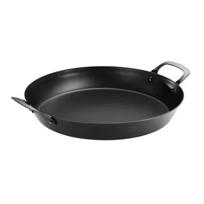 Tramontina 5.5 Qt Carbon Steel Paella Pan In Black