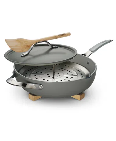 Tramontina All-in-one Forged 5-pc. Aluminum Ceramic Jumbo Cooker Set In Gray