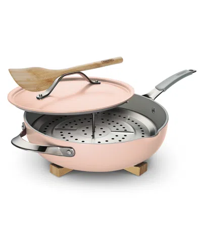 Tramontina All-in-one Forged 5-pc. Aluminum Ceramic Jumbo Cooker Set In Pink