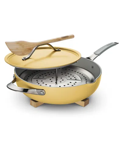 Tramontina All-in-one Forged 5-pc. Aluminum Ceramic Jumbo Cooker Set In Yellow