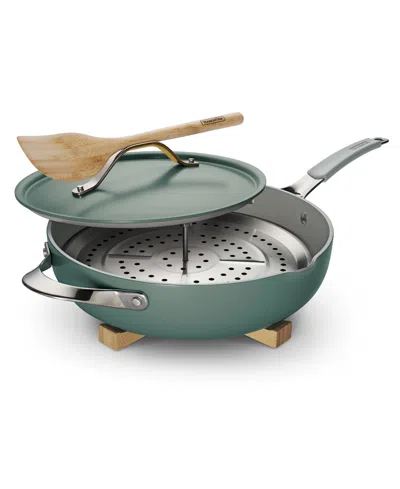 Tramontina All-in-one Forged 5-pc. Aluminum Ceramic Jumbo Cooker Set In Green