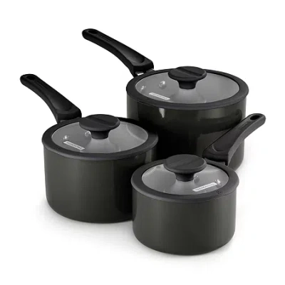 Tramontina Aluminum Ceramic 6-pc. Nesting Cookware Set In Gray
