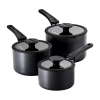 Tramontina Aluminum Non-stick Sauce Pan 6-pc. Nesting Set In Gray