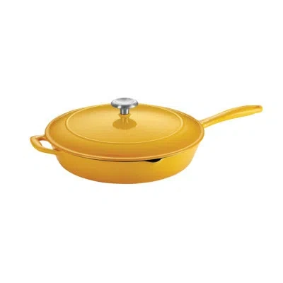 Tramontina Bestow Specialty Pan With Lid In Yellow