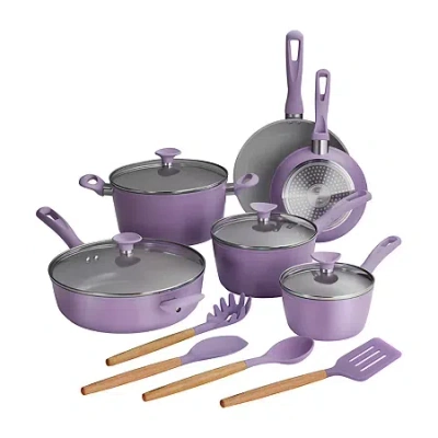 Tramontina Ceramic 14-pc. Cookware Set In Purple