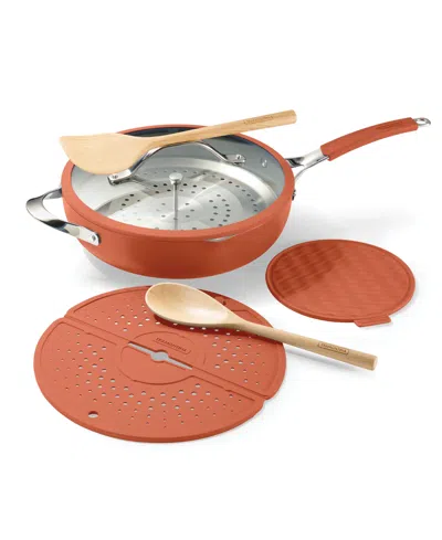 Tramontina Ceramic Nonstick 7-pc. Jumbo Cooker Set In Brown
