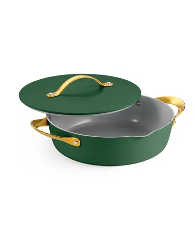 Tramontina Fiora Ceramic Non-stick 4.25-quart Multipurpose Pan In Green