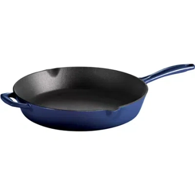 Tramontina Gourmet 12" Enameled Cast Iron Skillet In Blue