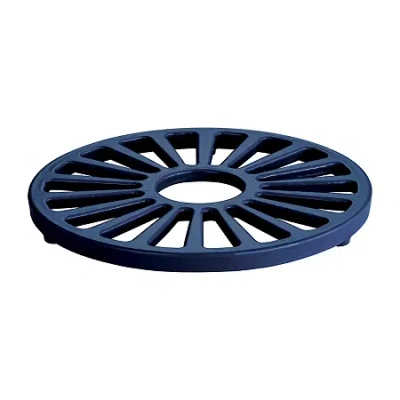 Tramontina Gourmet 7" Enameled Cast Iron Round Trivet In Blue