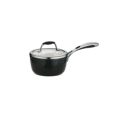 Tramontina Gourmet Ceramica Deluxe Saucepan With Lid In Metallic Black