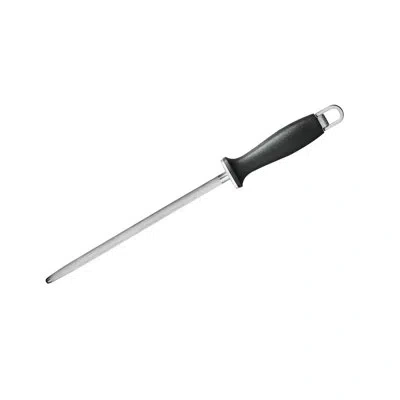 Tramontina Gourmet Forged Traditional Sharpening Steel In Black;silver
