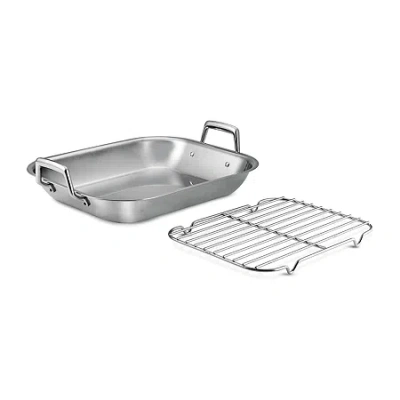 Tramontina Gourmet Prima 16.75" Roasting Pan In Silver