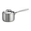 Tramontina Gourmet Tri-ply Clad 18/10 Stainless Steel Induction-ready Saucepan With Lid In Silver