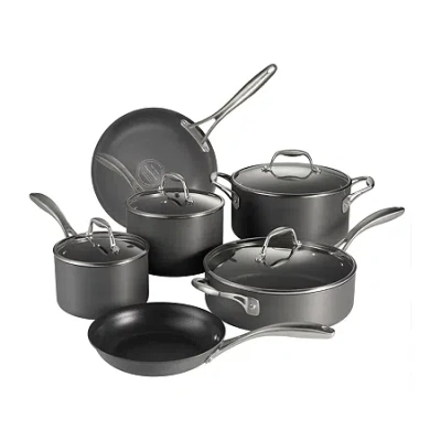 Tramontina Hard Anodized 10-pc. Cookware Set In Gray