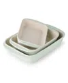 Tramontina Mae Porcelain Enameled 3-pc. Bakeware Set In Green