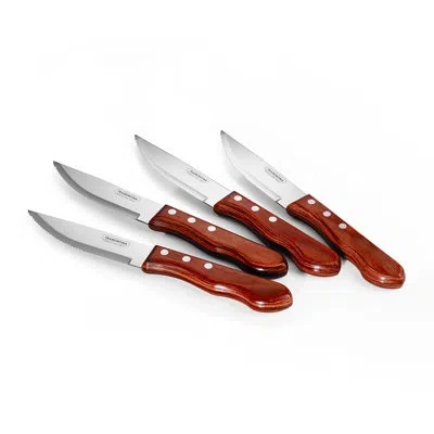 Tramontina Porterhouse Steak Knife Set In Red