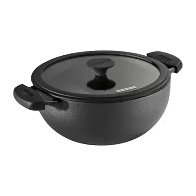 Tramontina Pre-seasoned Cast Iron 4.9-qt. Kadai In Black